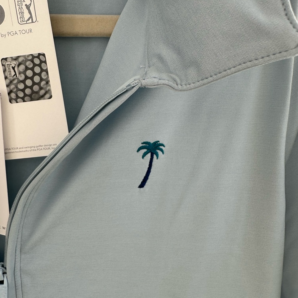 Travis Mathew Light Blue Women’s Golf Polo Shirt - Picture 2 of 11